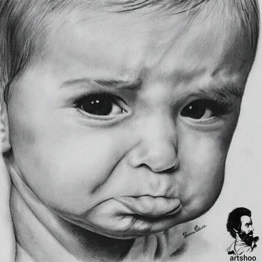 آموزش نقاشی سیاه قلم